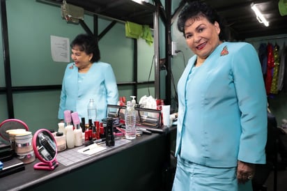 Tranquila. A sus 80 años, la lagunera se refugia en el trabajo y en su familia para ser feliz.