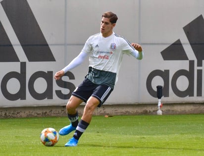 El futbolista de Satos Laguna, Santiago Muñoz, ha sido constante en las convocatorias de la Selección Mexicana Sub-17. (CORTESÍA)