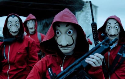 La temporada reciente de La casa de papel, se colocó como el segundo mejor estreno de Netflix. (ESPECIAL)