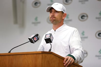 En su primera campaña como coach, Matt LaFleur tiene a sus Empacadores de Green Bay con marca de 4-1. (AP)