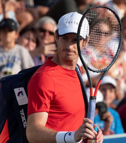 Andy Murray discutió con Fabio Fognini durante el partido que sostuvieron ayer en el Masters de Shanghái. (ARCHIVO) 