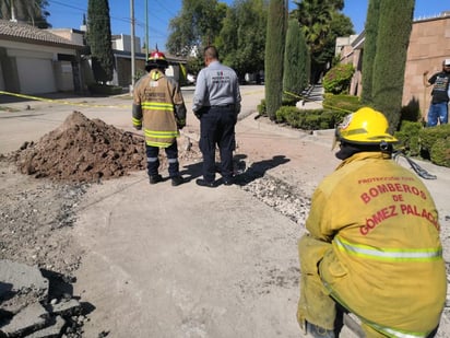 El incidente ocurrió en el cruce de las calles Tamaulipas y Colima de dicho sector habitacional. (EL SIGLO DE TORREÓN)
