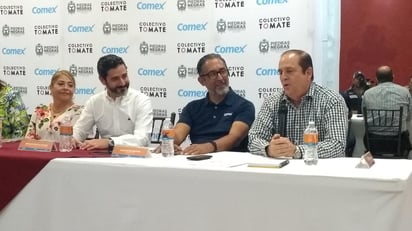 La rueda de prensa fue encabezada por Claudio Mario Bres Garza, presidente municipal de Piedras Negras. (EL SIGLO COAHUILA)