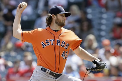 Gerrit Cole será el abridor de los Astros en el quinto y definitivo juego de la Serie Divisional de la Liga Americana. (AP) 