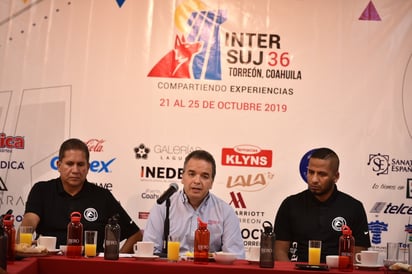 En conferencia de prensa, se dieron a conocer los detalles de estos juegos deportivos, para recibir a más de un millar de deportistas. (ERICK  SOTOMAYOR) 