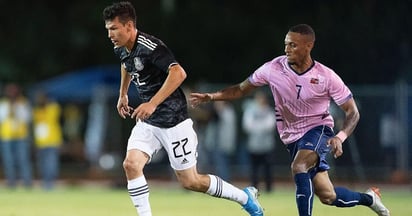 El lagunero Uriel Antuna anotó el primer tanto en la goleada de la Selección Mexicana 5-1 sobre Bermudas. (ESPECIAL) 