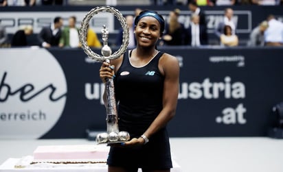 Cori Gauff se convirtió en la más joven ganadora de un título de la WTA desde la checa Nicole Vadisova en 2004. (CORTESÍA WTA) 