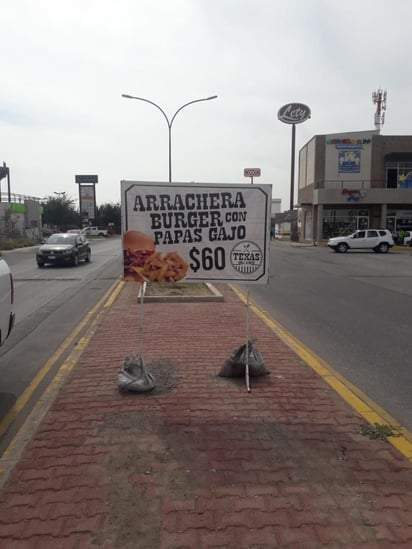 La ley no permite que se instalen en banquetas, jardineras, camellones y postes de luz. (EL SIGLO DE TORREÓN)