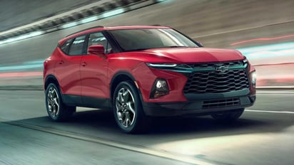 El modelo Chevrolet Blazer se produce en la fabrica de GM ubicada en Ramos Arizpe, Coahuila, desde noviembre de 2018, en sustitución del modelo Chevrolet Cruze. (ESPECIAL)