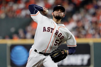 El mexicano ha tenido grandes actuaciones como cerrador de los Astros de Houston. (ARCHIVO)