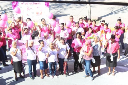 Y en San Pedro se realizó un desfile para promover la detección.