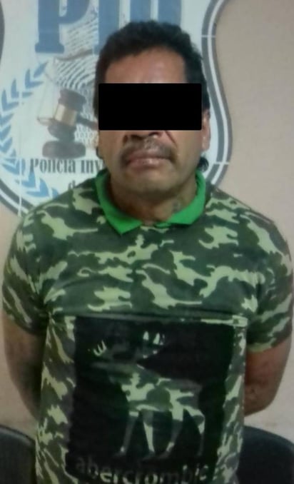 El sujeto fue detenido por elementos de la Dirección de Seguridad Pública Municipal. (EL SIGLO DE TORREÓN)