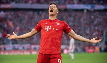 El polaco Robert Lewandowski anotó el segundo gol de los bávaros.