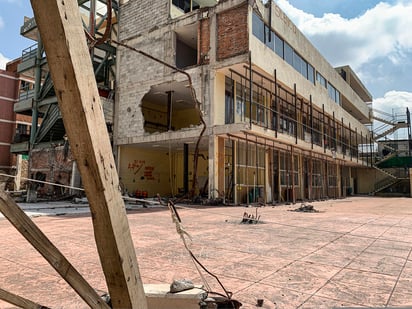 El Colegio Enrique Rebsamén colapsó en el sismo del 19 de septiembre de 2017.