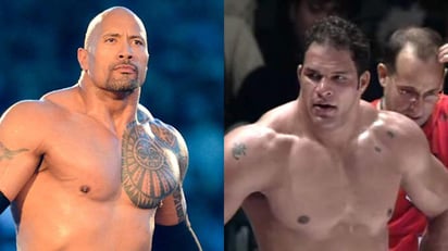 Dwayne Johnson anunció hoy que protagonizará y producirá una película sobre el luchador Mark Kerr de UFC. (ESPECIAL)