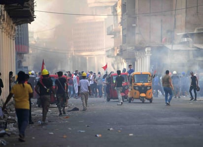 La moral de los manifestantes se mantiene elevada, a pesar de la represión sufrida a diario. (EFE)