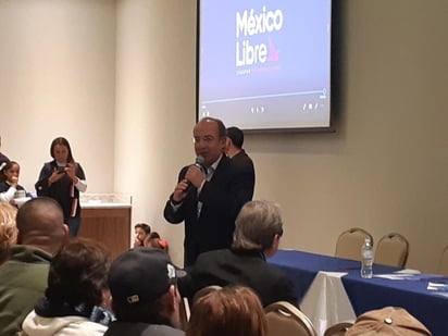 Ni la visita del expresidente de la República, Felipe Calderón Hinojosa, para dar a conocer la Declaración de Principios de México Libre, pudo lograr la afiliación de 300 personas pertenecientes al Distrito Electoral 01, pues a las siete de la noche el Instituto Nacional Electoral (INE) cerró el registro y solo contabilizó 271 afiliados. (EL SIGLO COAHUILA)