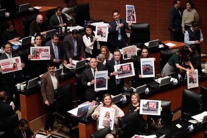 Acción Nacional ha denunciado que la elección de Rosario Piedra Ibarra como nueva ómbudsman se dio en medio de un fraude. (ARCHIVO)