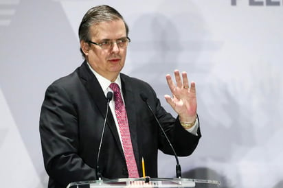 El canciller Marcelo Ebrard. (ARCHIVO)