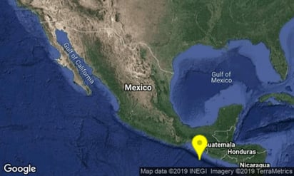 Un segundo sismo, ahora de magnitud 4.9, fue reportado por el Sismológico Nacional en Chiapas. (TWITTER)