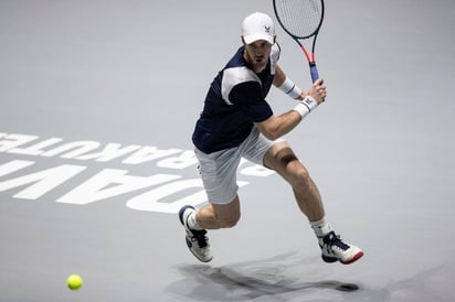 Andy Murray, exnúmero uno del mundo, inició la actividad del encuentro y perdió el primer set, pero finalmente triunfó sobre Tallon Griekspoor. (AP)