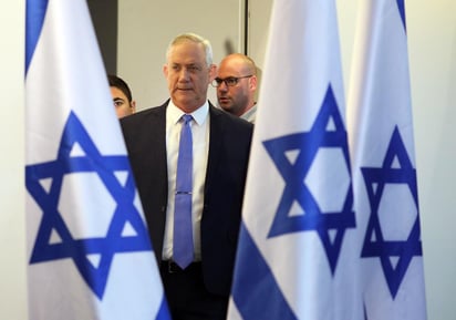 Benny Gantz, líder del partido Azul y Blanco, fracasó en su intento de formar un gobierno. (EFE) 