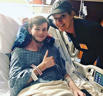 Se recupera. El actor Chandler Riggs no sufrió fractura de huesos, asegura su madre, Gina Ann-Riggs.