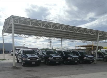 Cuatro nuevas unidades llegaron ya a la corporación de seguridad para su próxima entrega. (EL SIGLO DE TORREÓN) 