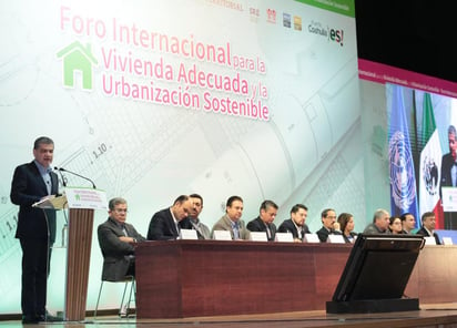 El Gobierno de Coahuila desarrolla los trabajos del Foro Internacional, en coordinación con la ONU Hábitat.