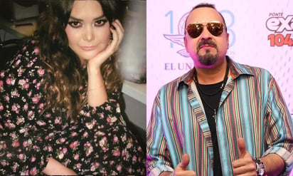 Pepe Aguilar y le dio varios consejos a la exacadémica, de quien se declaró fan. (INSTAGRAM/ARCHIVO)