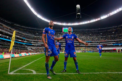 El primer gol de los Tigres fue realizado por Guido Pizarro. (JAM MEDIA)