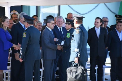 Fue durante hoy domingo que se llevó a cabo la ceremonia de Relevo de Mando de la XI Región Militar de México, misma que abarca los estados de Coahuila y Chihuahua. (FERNANDO COMPEÁN)