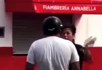 La mujer le hizo frente a su agresor, quien al final fue arrestado por resistirse a las autoridades (INTERNET)  