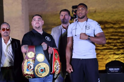 Andy Ruiz espera derrotar nuevamente al boxeador británico Anthony Joshua. (EFE)