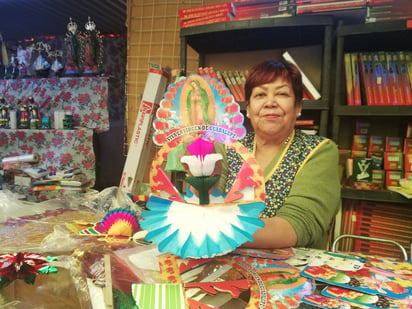 Los artículos relacionados al Día de la Virgen de Guadalupe son los de mayor demanda. (EL SIGLO DE TORREÒN/EDITH GONZÁLEZ)