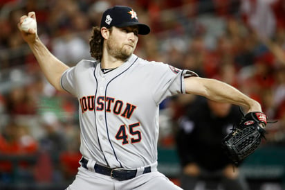 Gerrit Cole tuvo marca de 20-5 y 2.50 de efectividad con los Astros de Houston en la campaña 2019. (ARCHIVO) 