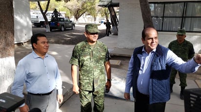 Lo anterior fue dado a conocer tras recorrer las instalaciones provisionales en la que se ha establecido el cuartel de la Guardia Nacional en Piedras Negras. (EL SIGLO COAHUILA)