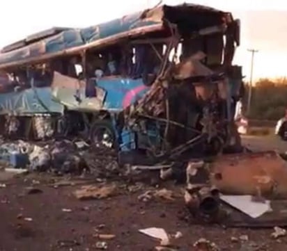 El accidente ocurrió en la madrugada de este miércoles en el kilómetro 124+800. (CORTESÍA)