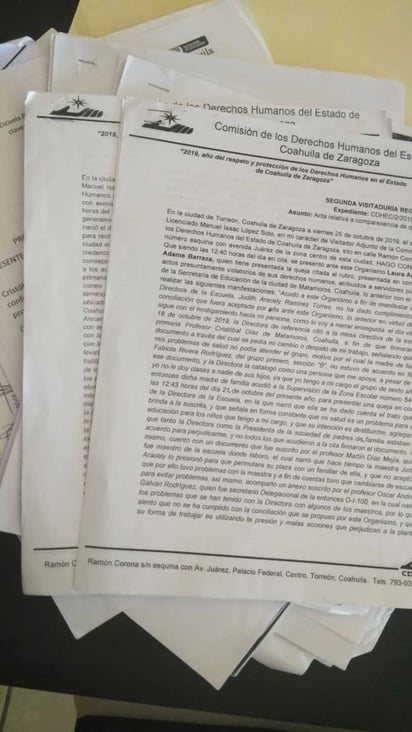 Durante todos estos meses la maestra ha denunciado las presuntas agresiones, pero no pasa nada.