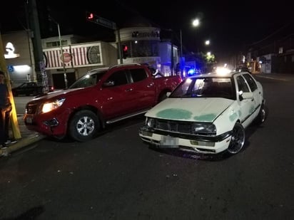 Ambas unidades involucradas en el accidente vial resultaron con daños materiales.