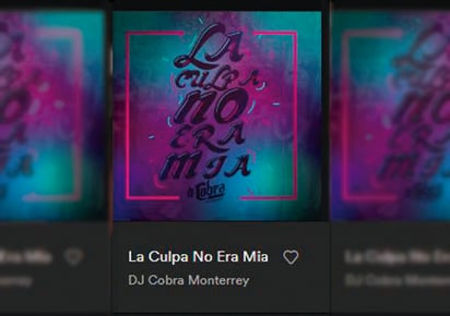 Versión compartida en Spotify.(CAPTURA)