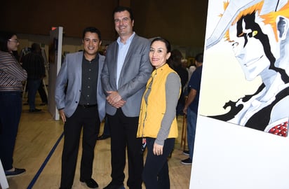 Guillermo García, Carlos Bejos y Cristy García.