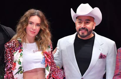 Para Lupillo Rivera, el romance que sostuvo con Belinda ya quedó en el pasado, pues el cantante se negó hablar más de la estrella pop pues indicó que no quiere hacer enojar a “la novia”. (ESPECIAL) 