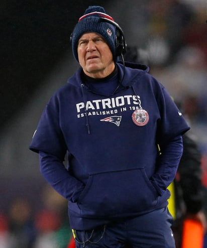 Bill Belichick, coach de los Patriotas, dijo que: 'no he visto ningún tipo de video', sobre la grabación de un equipo de producción de los 'Pats' del duelo entre Bengalíes y Browns del domingo pasado. (AP)