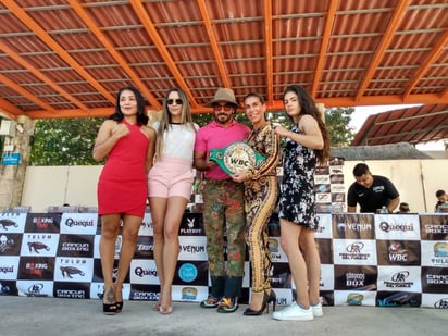 Las protagonistas de la velada a celebrarse mañana en la Riviera Maya, aseguraron que buscarán a toda costa la victoria. (Cancún Boxing)