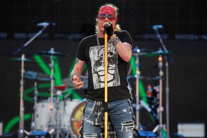 Axl Rose informó que serán 13 conciertos en diversas ciudades americanas y europeas, comenzando en Estados Unidos y finalizando en Irlanda. (ARCHIVO)