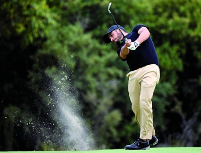 El golfista mexicano Abraham Ancer, ha brillado con el equipo internacional en su debut en la Copa Presidentes. (AP)