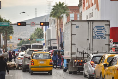 Una mayor cantidad de vehículos se concentra en la zona Centro.