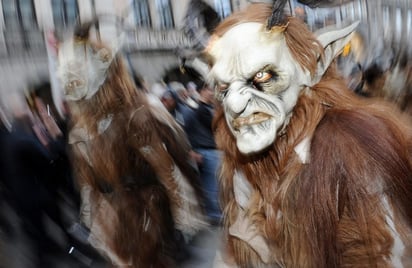 El terrorífico Krampus, de Austria y Alemania. (ARCHIVO)