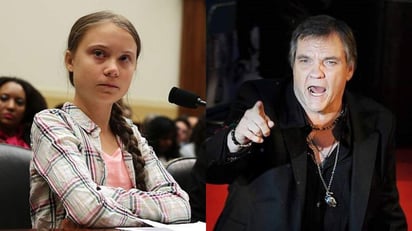 El cantante estadounidense Meat Loaf asegura que la joven activista sueca Greta Thunberg es víctima de “lavado de cerebro” y que no existe el cambio climático. (INSTAGRAM)